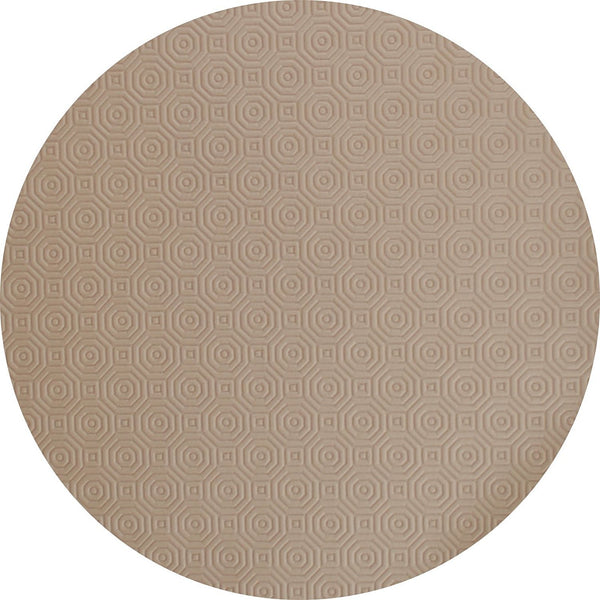 ROUND Beige Heat Resistant Table Protector 137cm by KARINA HOME